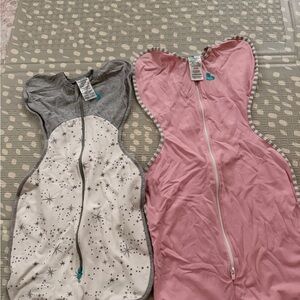 Love to Dream Sleep Sacks - Pink and Gray